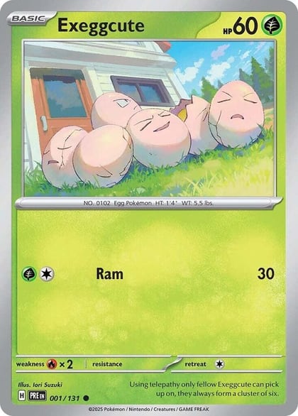Exeggcute, SV: Prismatic Evolutions 001/131