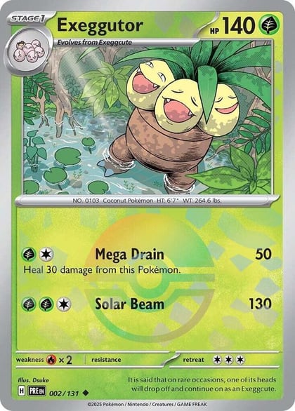 Exeggutor (Poke Ball Pattern), SV: Prismatic Evolutions 002/131