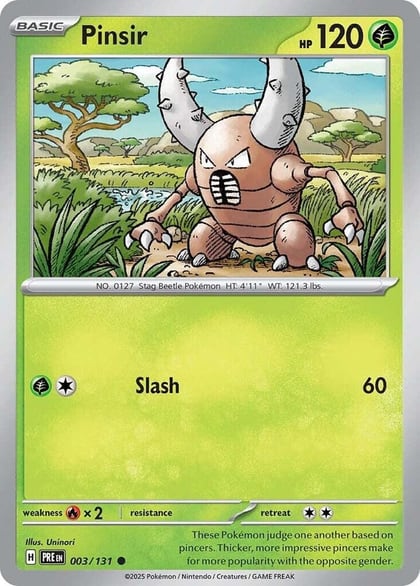 Pinsir, SV: Prismatic Evolutions 003/131