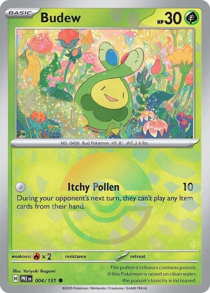 Budew (Poke Ball Pattern), SV: Prismatic Evolutions 004/131