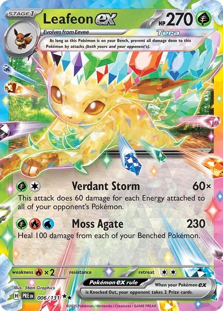 Leafeon ex - 006/131, SV: Prismatic Evolutions 006/131