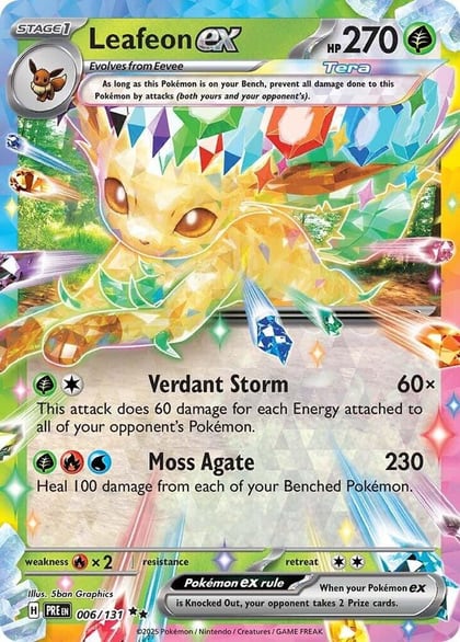 Leafeon ex - 006/131, SV: Prismatic Evolutions 006/131