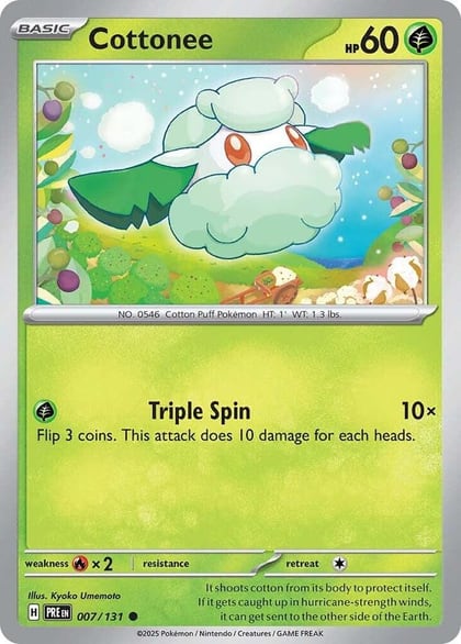 Cottonee, SV: Prismatic Evolutions 007/131