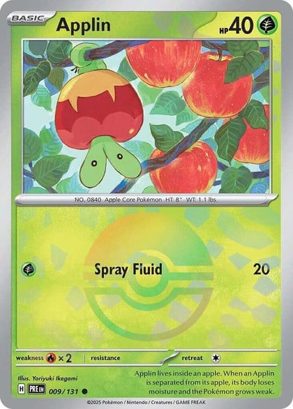 Applin (Poke Ball Pattern), SV: Prismatic Evolutions 009/131