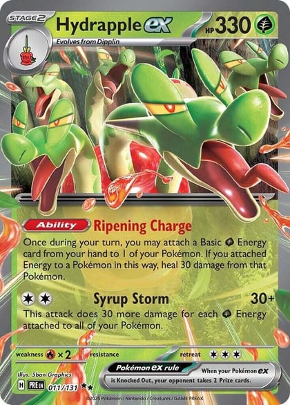 Hydrapple ex, SV: Prismatic Evolutions 011/131