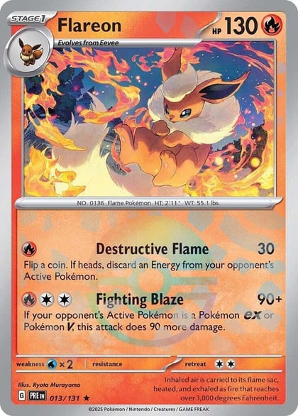 Flareon (Poke Ball Pattern), SV: Prismatic Evolutions 013/131