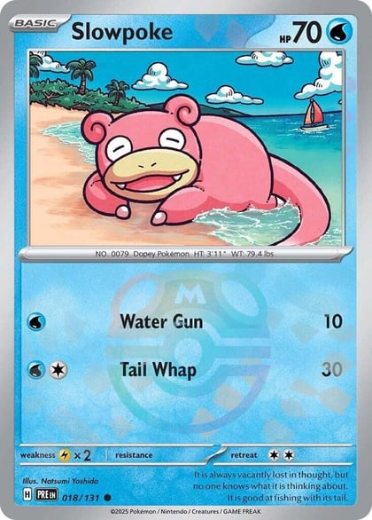 Slowpoke (Master Ball Pattern), SV: Prismatic Evolutions 018/131