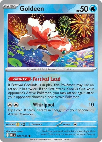 Goldeen (Master Ball Pattern), SV: Prismatic Evolutions 020/131