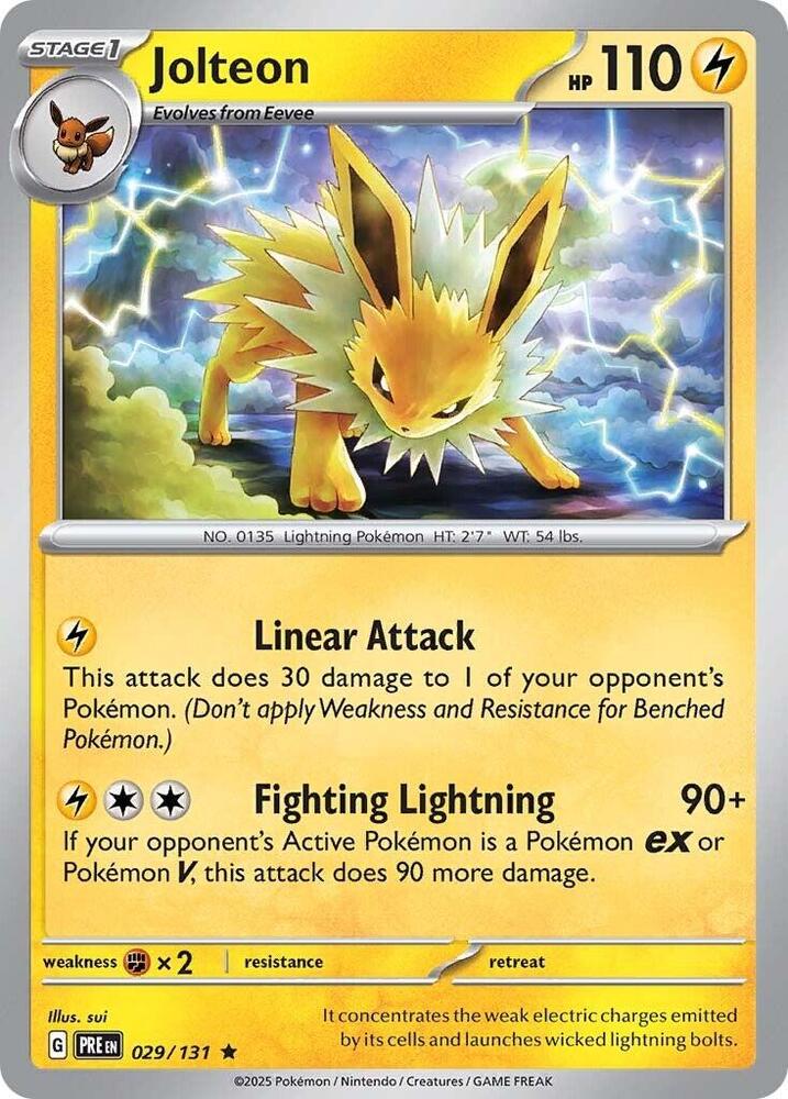Jolteon, SV: Prismatic Evolutions 029/131