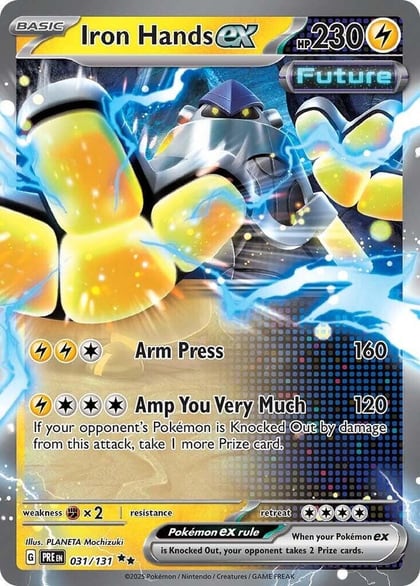 Iron Hands ex - 031/131, SV: Prismatic Evolutions 031/131