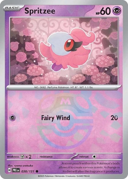 Spritzee (Master Ball Pattern), SV: Prismatic Evolutions 038/131