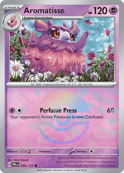 Aromatisse (Poke Ball Pattern), SV: Prismatic Evolutions 039/131