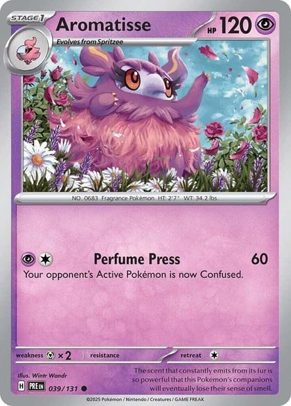 Aromatisse, SV: Prismatic Evolutions 039/131