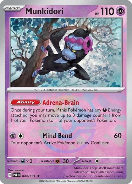 Munkidori (Master Ball Pattern), SV: Prismatic Evolutions 044/131