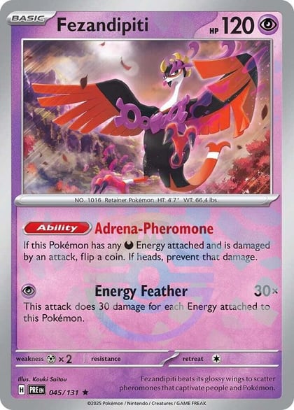 Fezandipiti (Master Ball Pattern), SV: Prismatic Evolutions 045/131