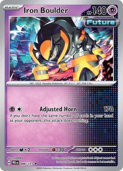 Iron Boulder, SV: Prismatic Evolutions 046/131