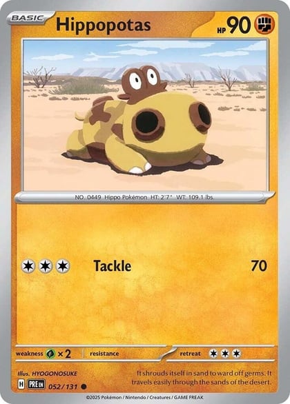 Hippopotas, SV: Prismatic Evolutions 052/131
