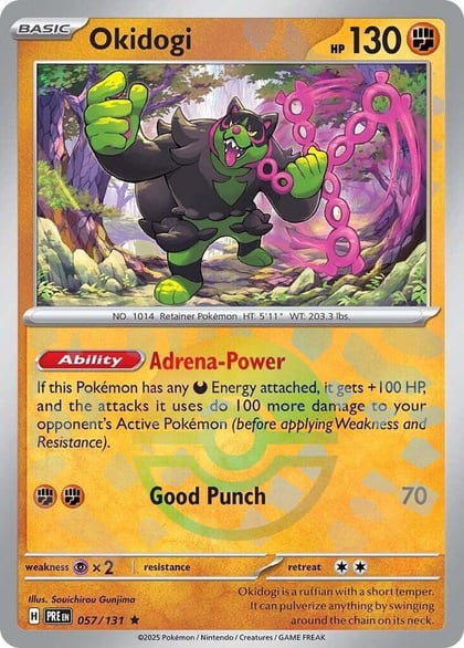 Okidogi (Poke Ball Pattern), SV: Prismatic Evolutions 057/131