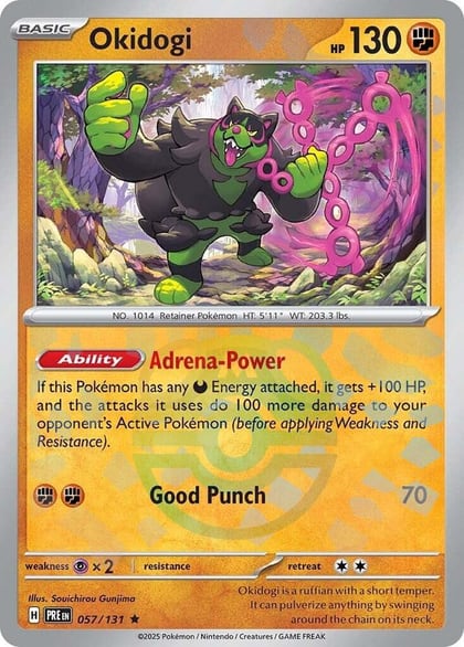 Okidogi (Master Ball Pattern), SV: Prismatic Evolutions 057/131