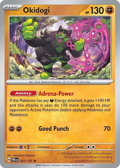 Okidogi, SV: Prismatic Evolutions 057/131