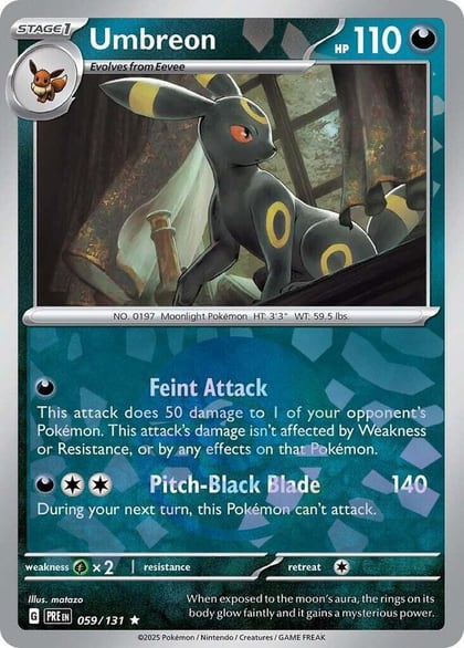 Umbreon (Poke Ball Pattern), SV: Prismatic Evolutions 059/131