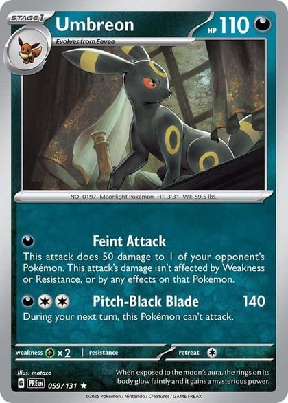 Umbreon, SV: Prismatic Evolutions 059/131