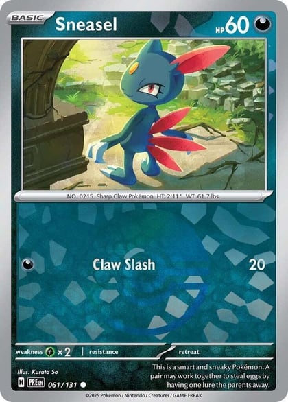 Sneasel (Poke Ball Pattern), SV: Prismatic Evolutions 061/131