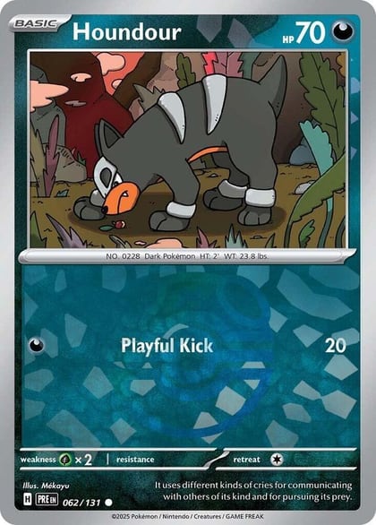 Houndour (Master Ball Pattern), SV: Prismatic Evolutions 062/131