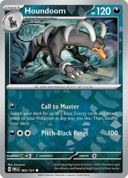 Houndoom (Poke Ball Pattern), SV: Prismatic Evolutions 063/131