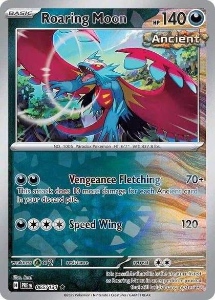Roaring Moon (Poke Ball Pattern), SV: Prismatic Evolutions 065/131