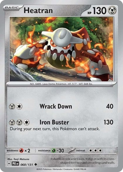 Heatran, SV: Prismatic Evolutions 068/131