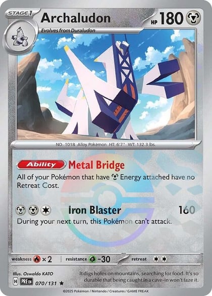 Archaludon (Poke Ball Pattern), SV: Prismatic Evolutions 070/131