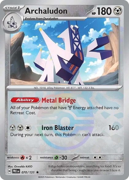 Archaludon (Master Ball Pattern), SV: Prismatic Evolutions 070/131