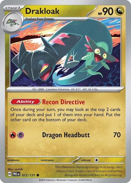 Drakloak, SV: Prismatic Evolutions 072/131