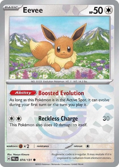 Eevee (Master Ball Pattern), SV: Prismatic Evolutions 074/131