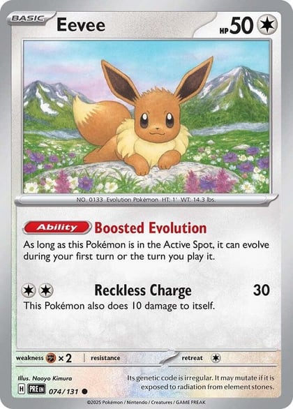 Eevee, SV: Prismatic Evolutions 074/131
