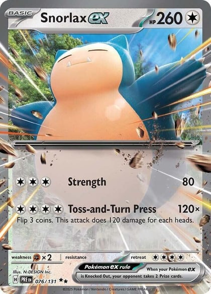 Snorlax ex, SV: Prismatic Evolutions 076/131