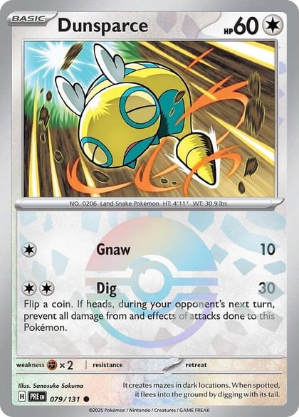 Dunsparce (Poke Ball Pattern), SV: Prismatic Evolutions 079/131