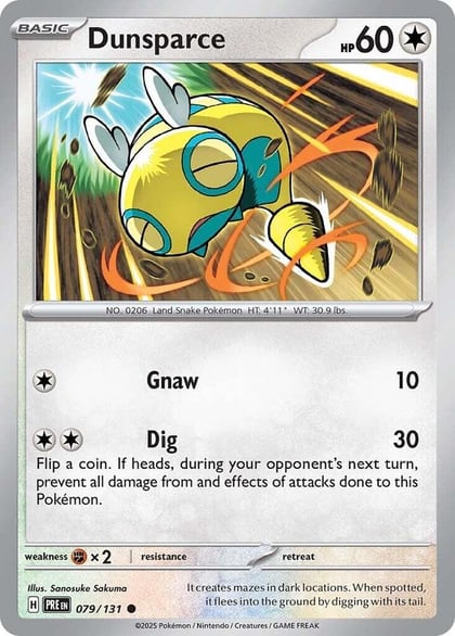 Dunsparce, SV: Prismatic Evolutions 079/131