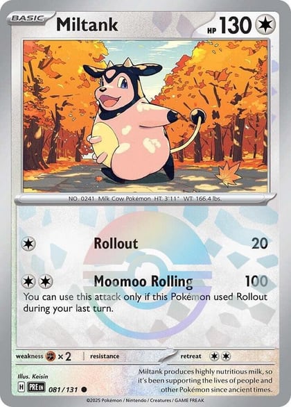 Miltank (Poke Ball Pattern), SV: Prismatic Evolutions 081/131