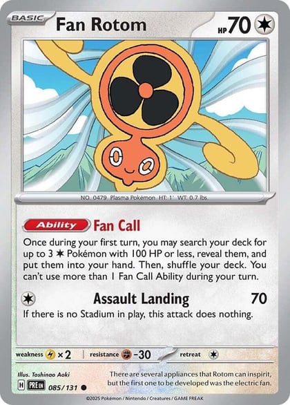 Fan Rotom, SV: Prismatic Evolutions 085/131