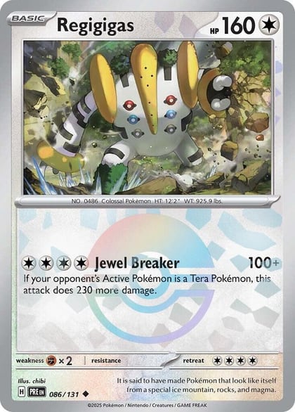 Regigigas (Poke Ball Pattern), SV: Prismatic Evolutions 086/131