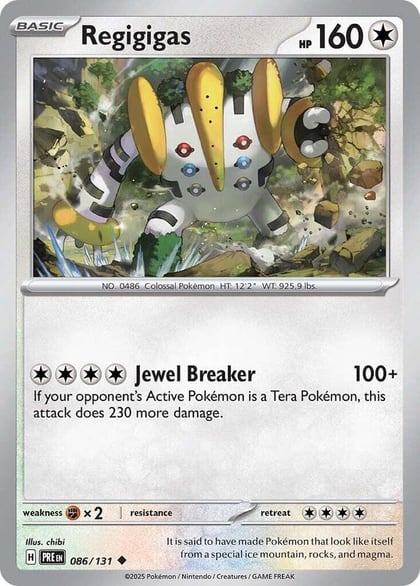 Regigigas, SV: Prismatic Evolutions 086/131