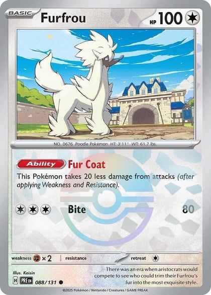 Furfrou (Poke Ball Pattern), SV: Prismatic Evolutions 088/131