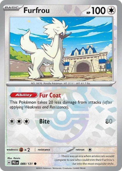 Furfrou (Master Ball Pattern), SV: Prismatic Evolutions 088/131
