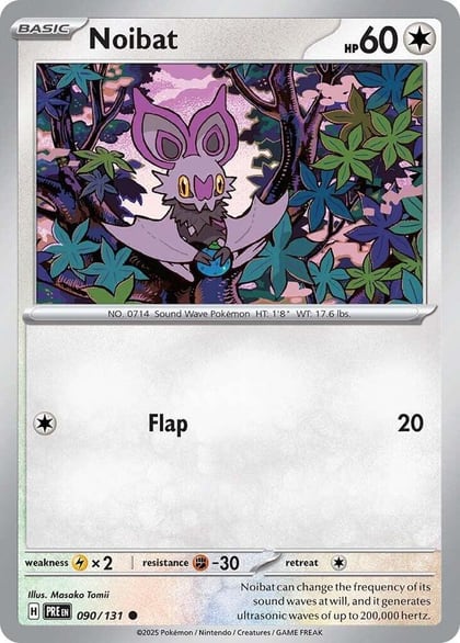 Noibat, SV: Prismatic Evolutions 090/131