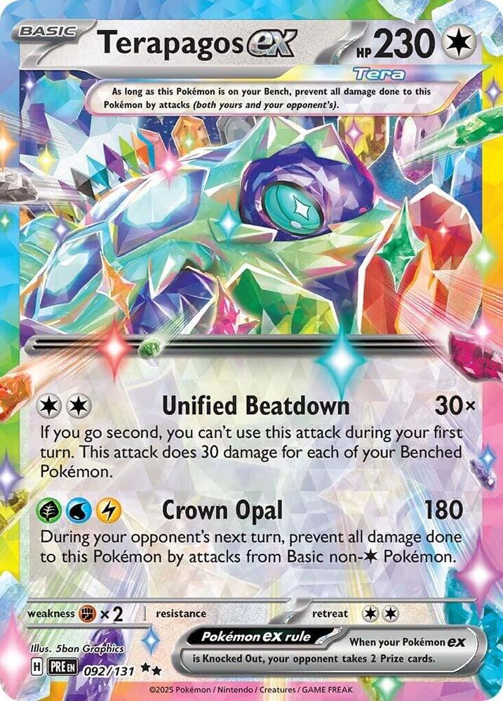 Terapagos ex - 092/131, SV: Prismatic Evolutions 092/131