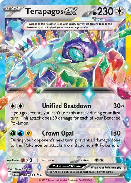 Terapagos ex - 092/131, SV: Prismatic Evolutions 092/131