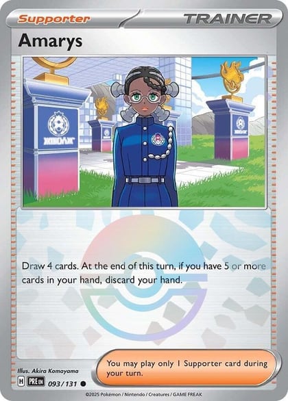 Amarys - 093/131 (Poke Ball Pattern), SV: Prismatic Evolutions 093/131