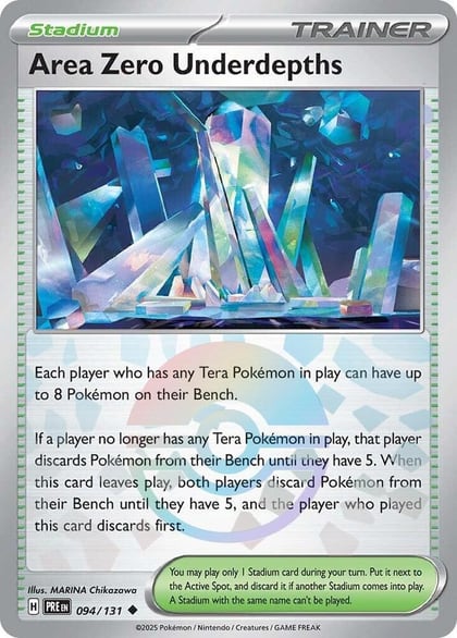 Area Zero Underdepths (Poke Ball Pattern), SV: Prismatic Evolutions 094/131